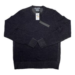 New Dylan Gray Men Purple Grey Crew Neck Sweatshirt Cashmere Classic US S